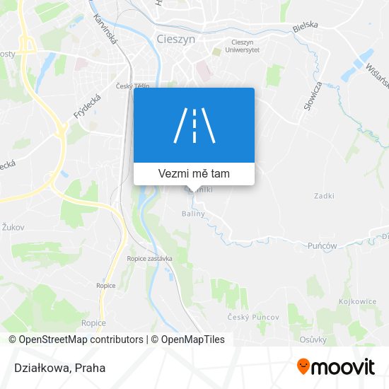 Działkowa mapa