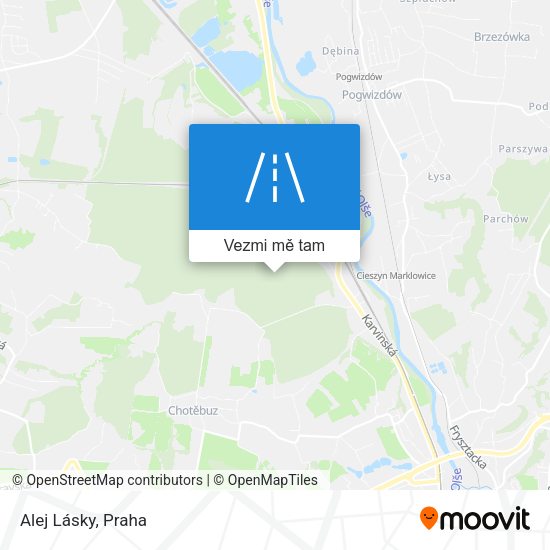 Alej Lásky mapa