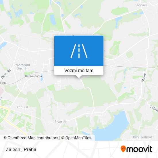 Zálesní mapa