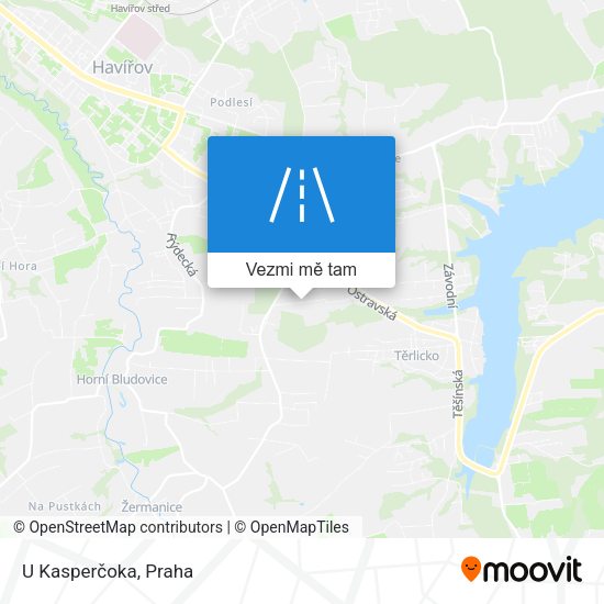 U Kasperčoka mapa