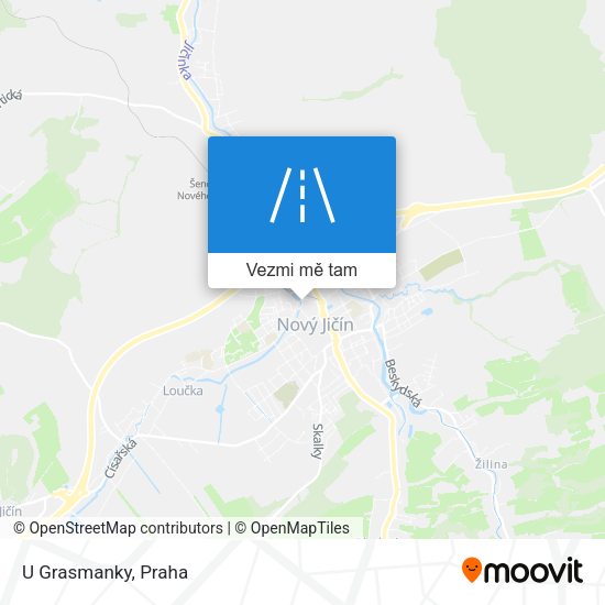 U Grasmanky mapa