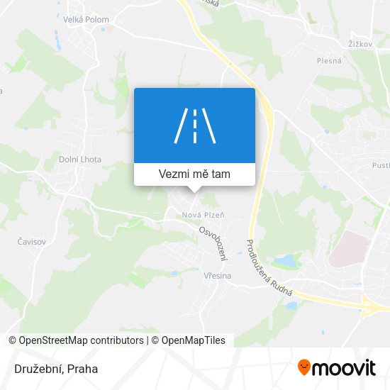 Družební mapa