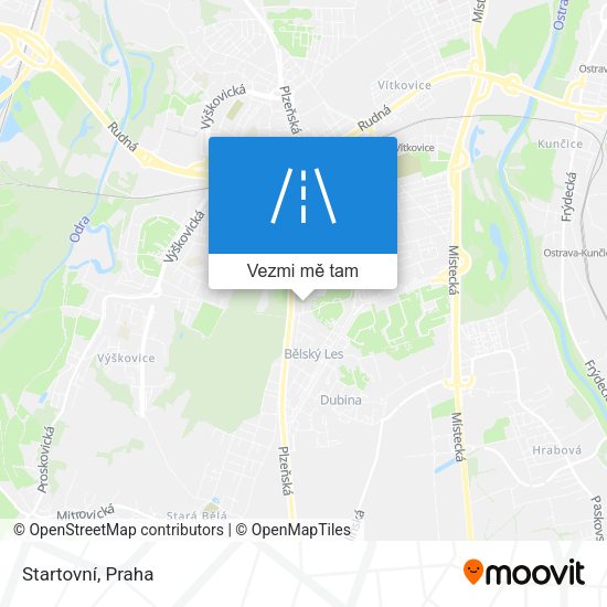 Startovní mapa