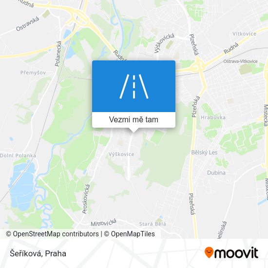 Šeříková mapa