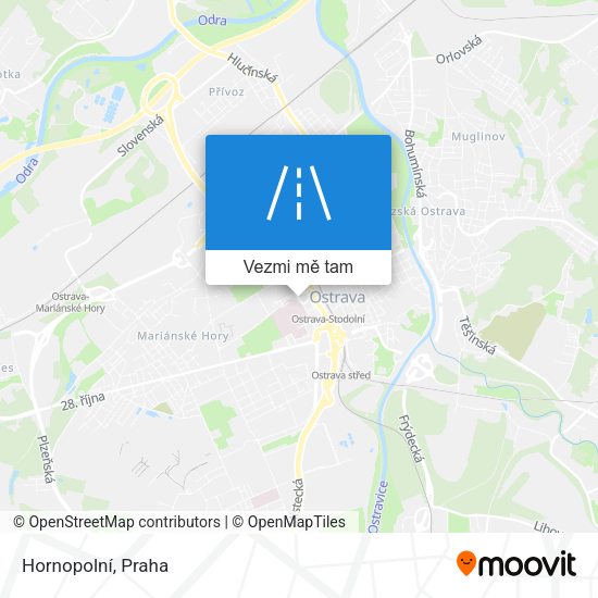 Hornopolní mapa