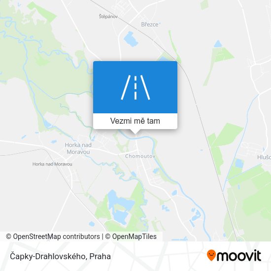 Čapky-Drahlovského mapa