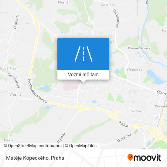 Matěje Kopeckého mapa