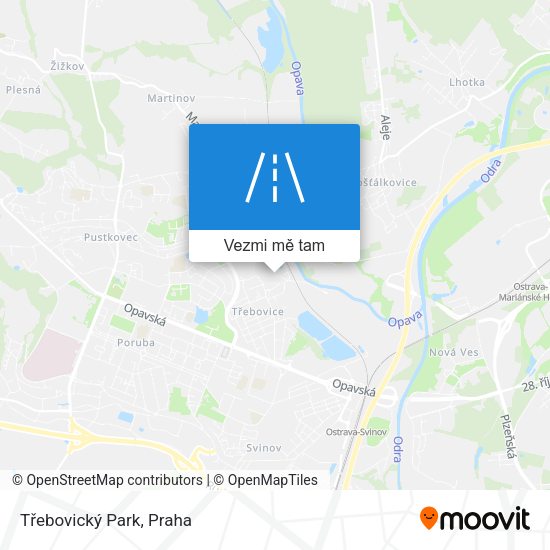 Třebovický Park mapa