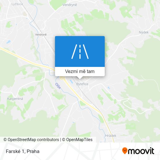 Farské 1 mapa