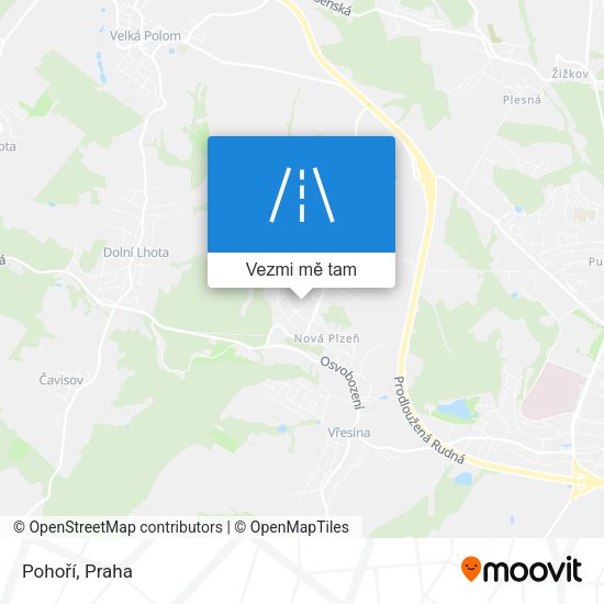Pohoří mapa