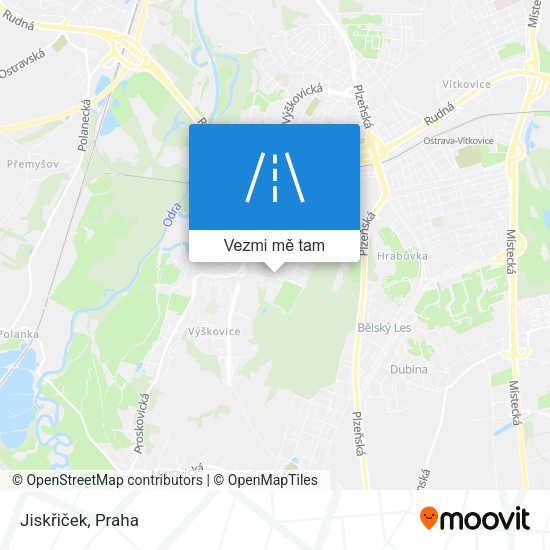 Jiskřiček mapa