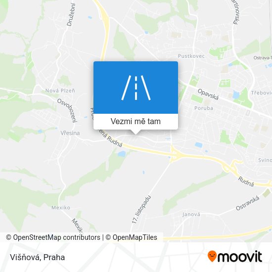 Višňová mapa