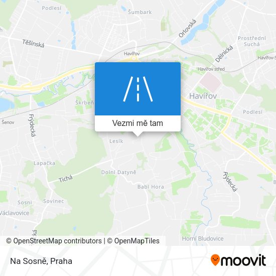 Na Sosně mapa