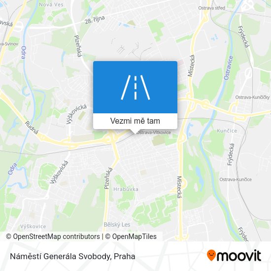 Náměstí Generála Svobody mapa
