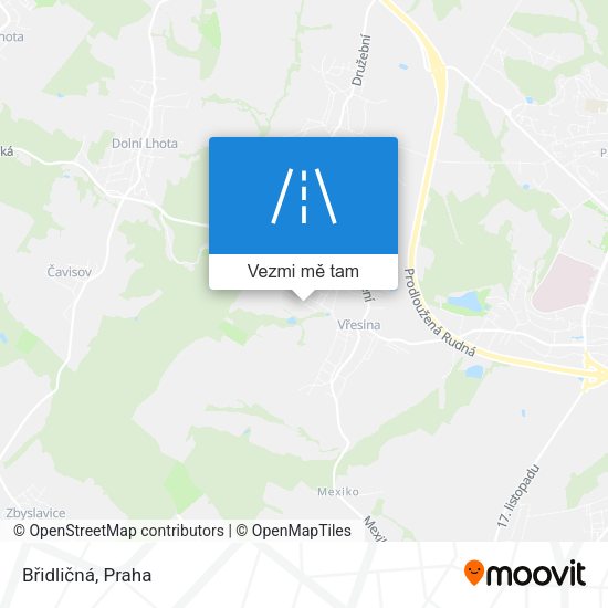 Břidličná mapa