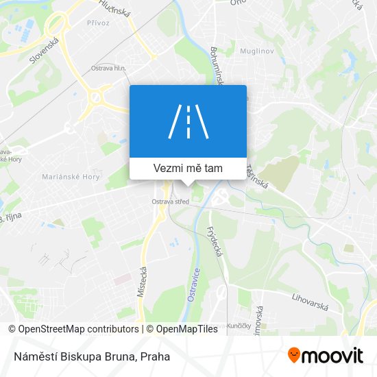 Náměstí Biskupa Bruna mapa
