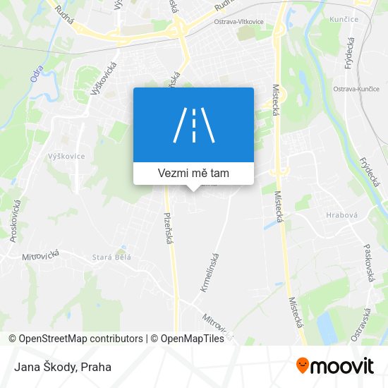 Jana Škody mapa