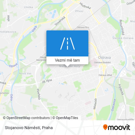 Stojanovo Náměstí mapa