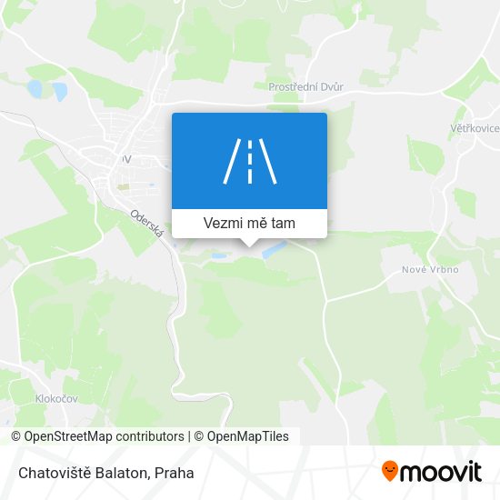Chatoviště Balaton mapa