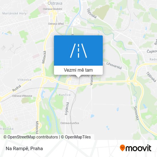 Na Rampě mapa