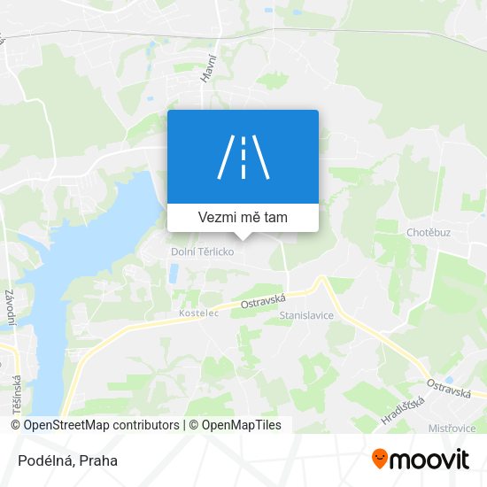 Podélná mapa