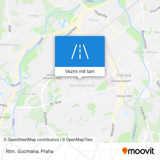Rtm. Gucmana mapa