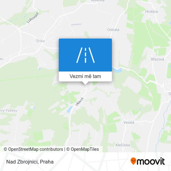 Nad Zbrojnicí mapa