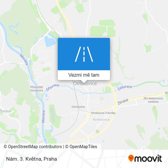 Nám. 3. Května mapa