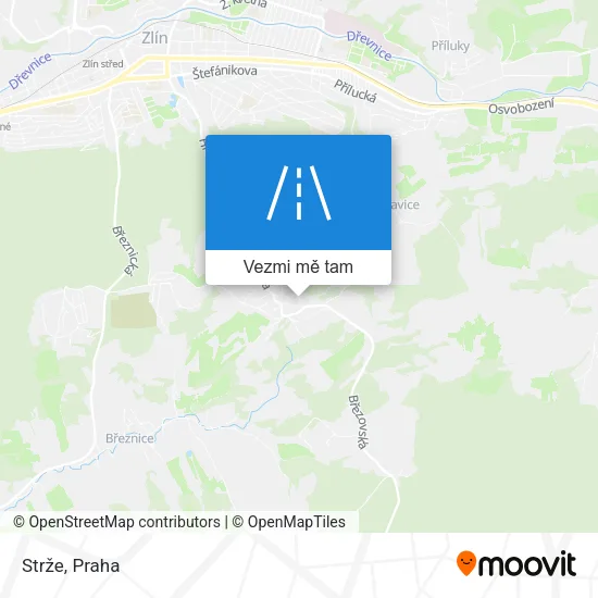 Strže mapa