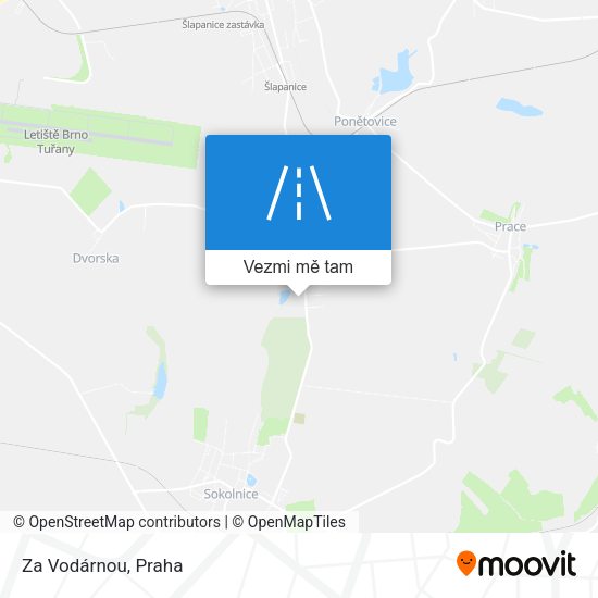 Za Vodárnou mapa