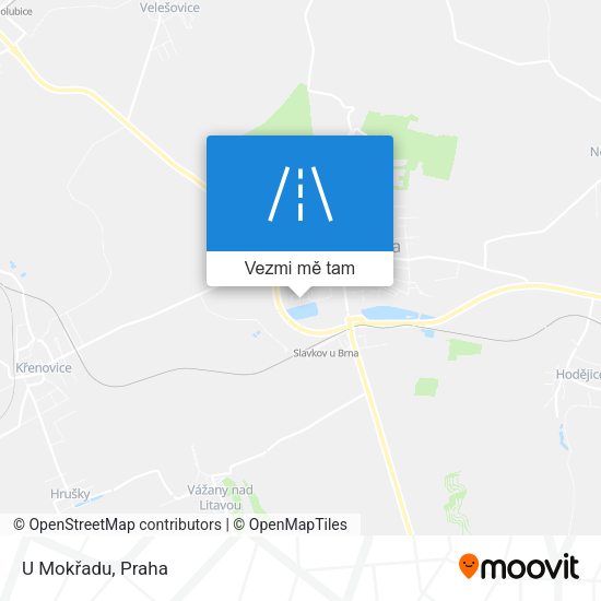 U Mokřadu mapa