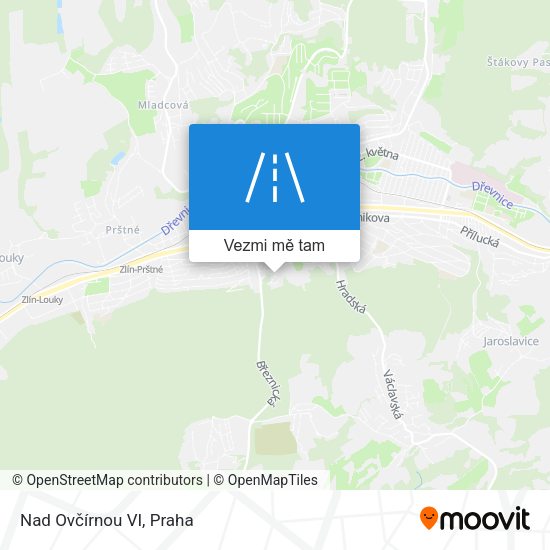 Nad Ovčírnou VI mapa
