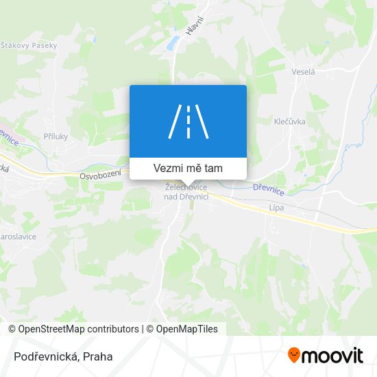 Podřevnická mapa