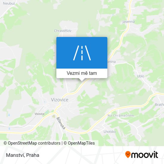 Manství mapa