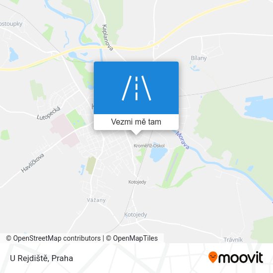 U Rejdiště mapa