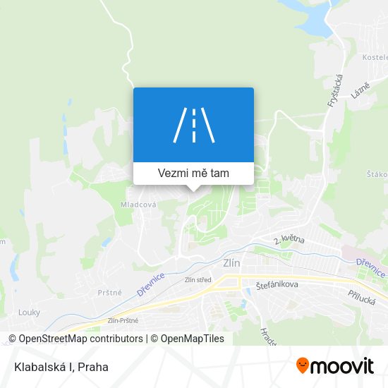 Klabalská I mapa