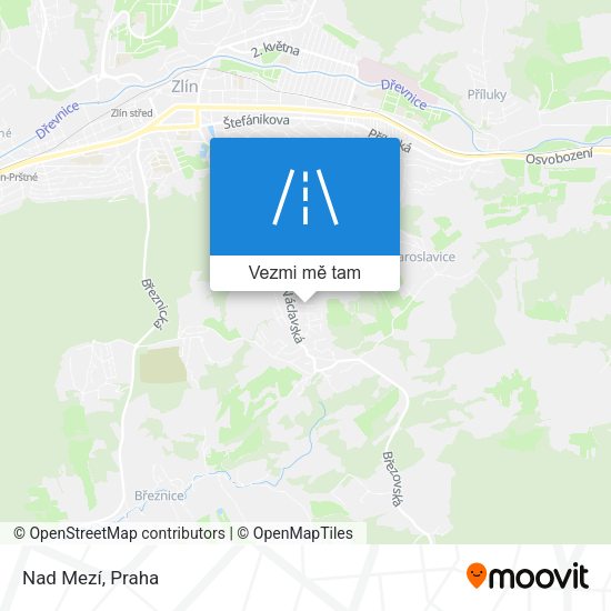 Nad Mezí mapa