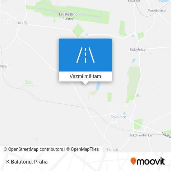K Balatonu mapa