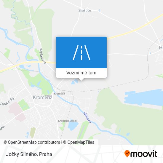 Jožky Silného mapa
