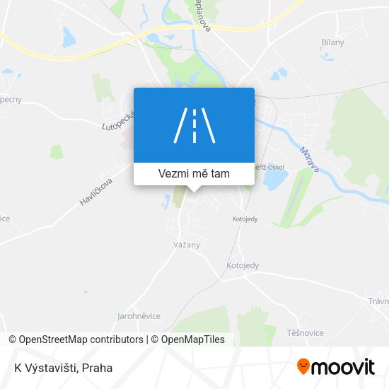 K Výstavišti mapa