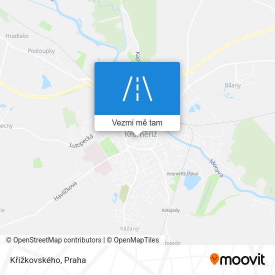 Křížkovského mapa