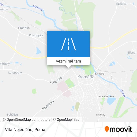 Víta Nejedlého mapa