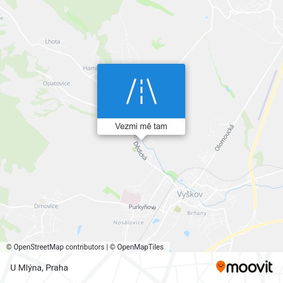 U Mlýna mapa