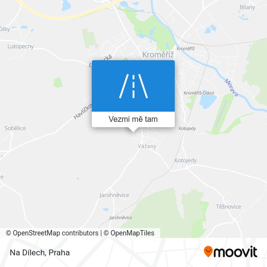 Na Dílech mapa