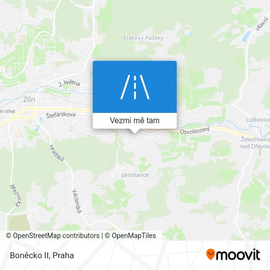 Boněcko II mapa