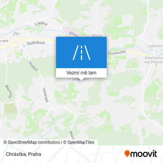 Chrástka mapa