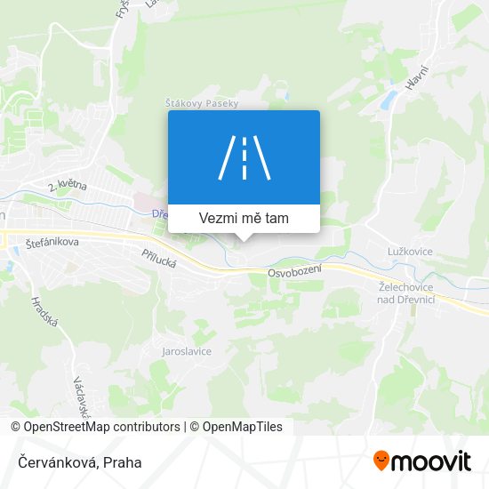 Červánková mapa