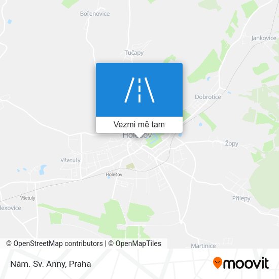 Nám. Sv. Anny mapa