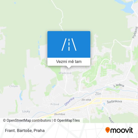 Frant. Bartoše mapa