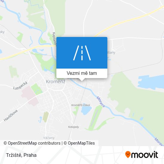 Tržiště mapa